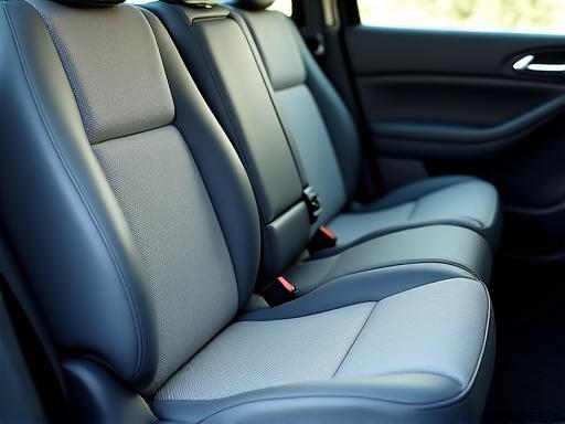 新品同様にきれいになった車内シート